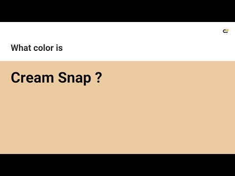 Cream Snap Color Eccba0 Hex Cool Brown Color Eccba0