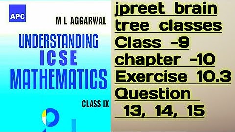 class 9#mlaggarwal#viralvideo chapter 10 #congruenttriangles exercise 10.3 question 13,14,15#jpreet