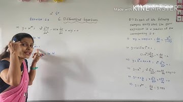 Differential Equations  : Exercise 6.3/Q.no1