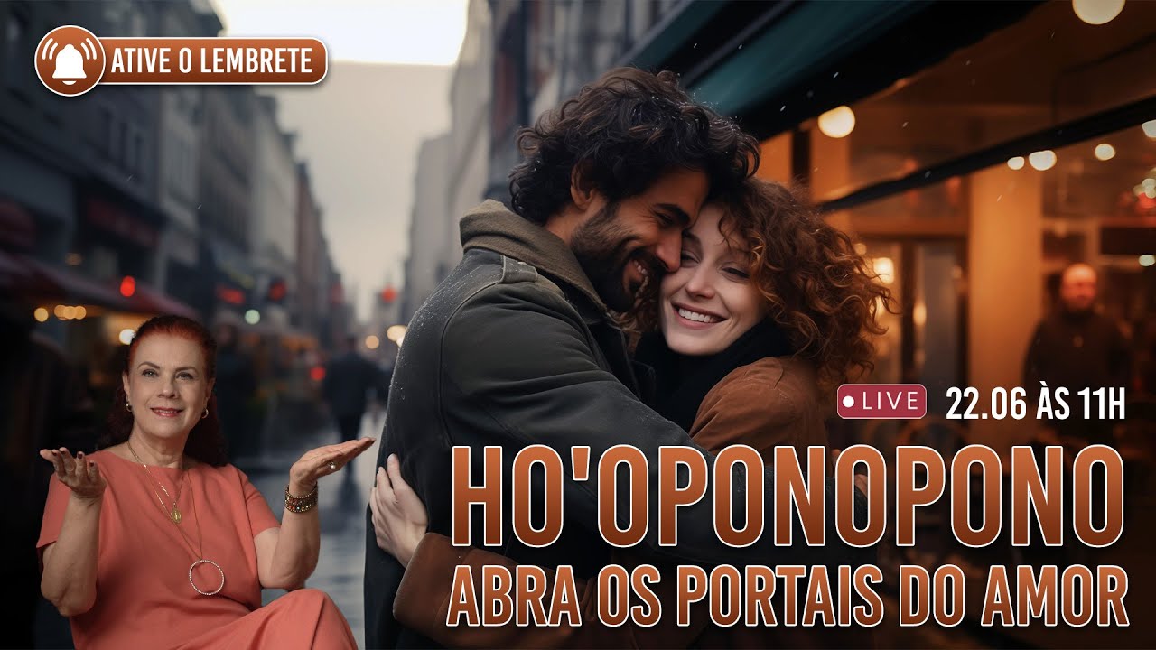 Ho'oponopono: abrindo os portais do amor - 22/06 - 11h 📿💓