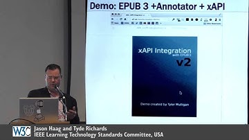Evaluating Experience API for Annotation ~ Jason Haag & Tyde Richards @ W3C Web Annotations Workshop