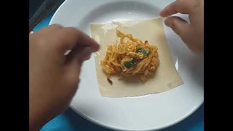 Thumbnail of Resep Kulit Pangsit isi Mie instant#Indomie Pangsit Goreng#Shorts