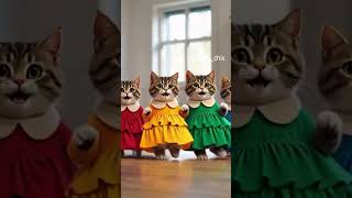 Are these real?Cats don’t dance? Not these ones! Watch the AI groove!  #ai  #cat #aivideo
