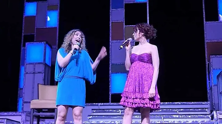 Andrea Burns and Janet Dacal sing a special versio...