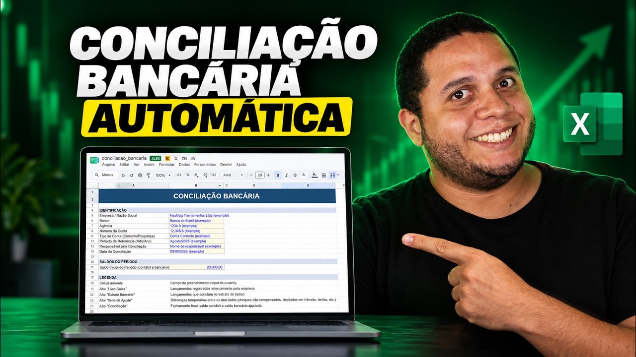 Planilha de Conciliação Bancária