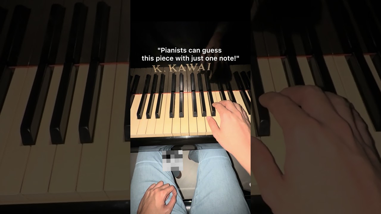 Are you able to guess the piece? #pianotok #pianotok🎹 #quiz #fyp #pianist