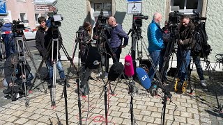 Nürnberg: Habeck im Bürgerdialog - Bauern protestieren