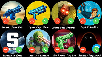 Desert: Dune Bot,Sandbox In Space,Cyber City: Neon,Meme Bots Brainrot,Ragdoll Sandbox,Sandbox Playgr