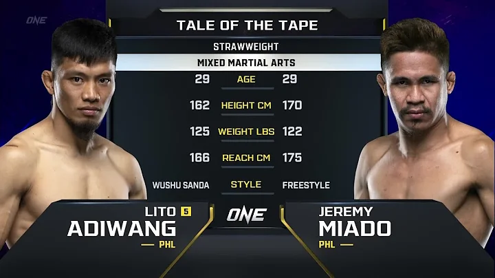 Lito Adiwang vs. Jeremy Miado  | ONE Championship Full Fight