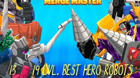 SUPERHERO ROBOT MERGE MASTER. 13-19 LVL. AUTOBOTS BATTLE. GO GO GO PLAYING