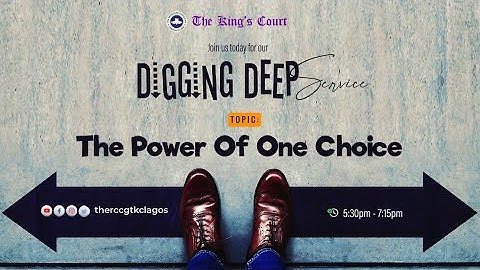 Digging Deep Service 19/04/2022