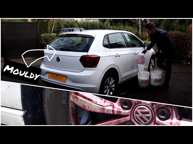 Dirty VW Polo Deep Exterior Clean - Satisfying Foam Wash - YouTube