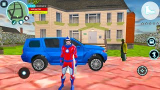 Superhero Drives SUV and Flies In a Heli - Battle With Police Patrols - Android Gameplay screenshot 4