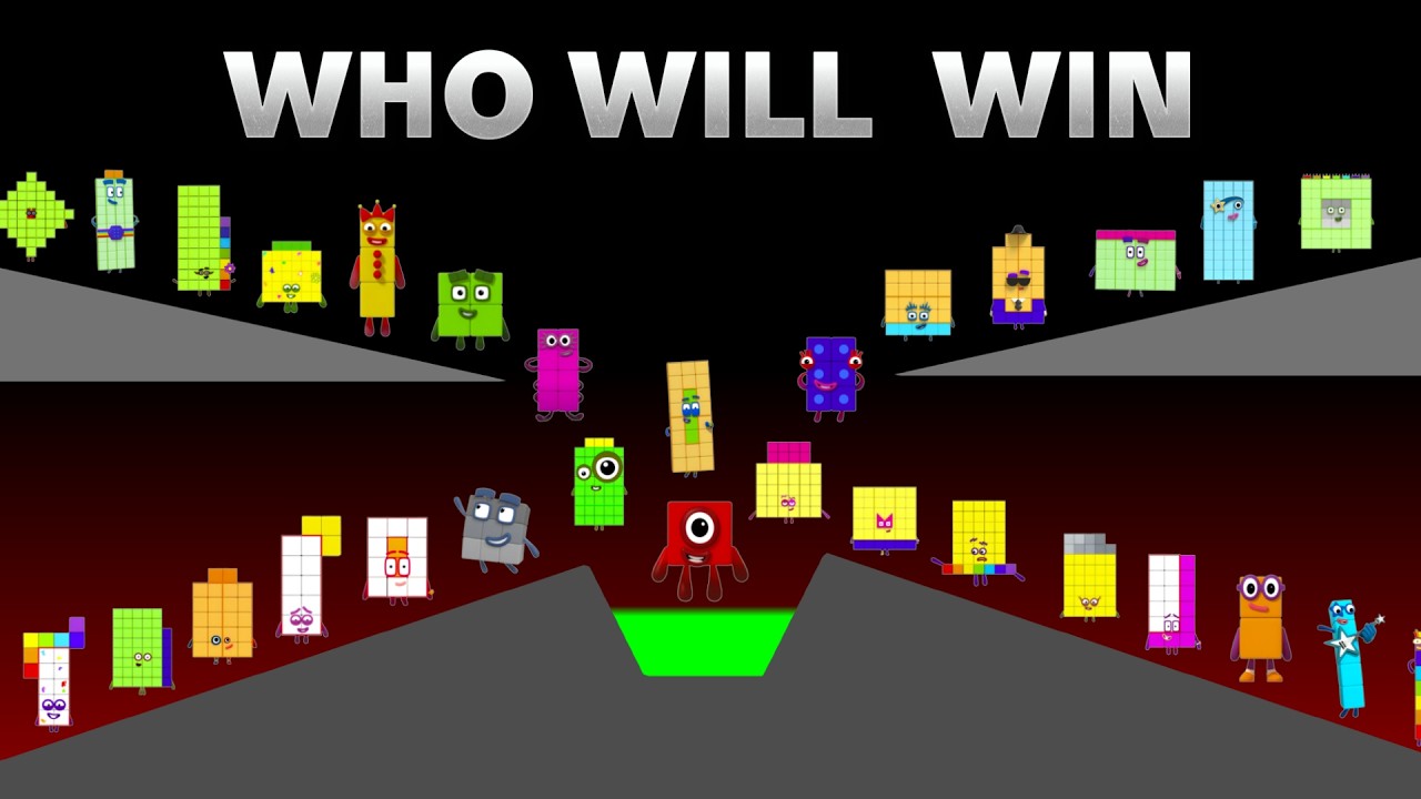 ALL 50 Numberblocks Characters Marble Race Round 16 - Who will win at all?