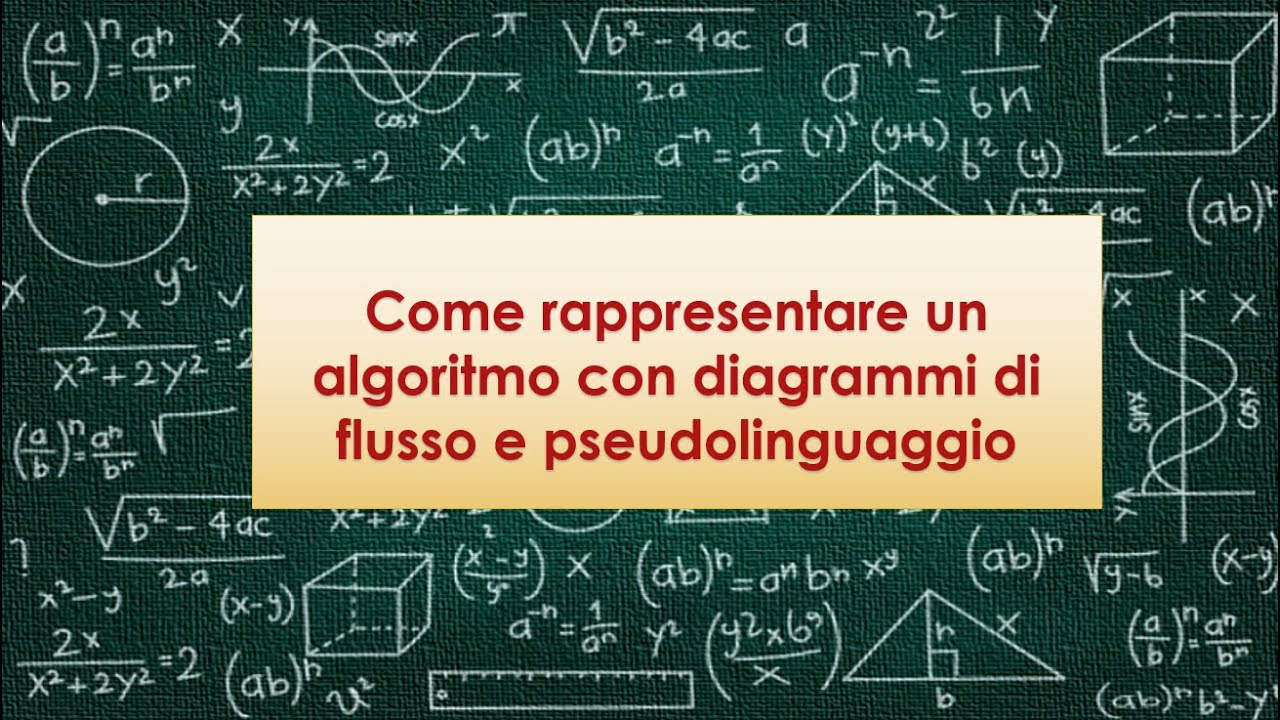 Come rappresentare gli algoritmi con diagrammi di flusso e