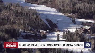 Winter weather finally expected in Utah this week with two storms arriving