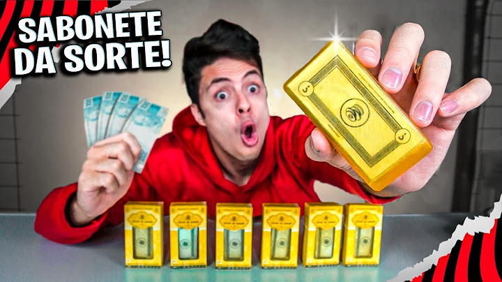 SABONETES QUE VEM DINHEIRO DENTRO! (BANHO DA SORTE)