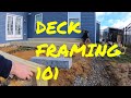 DECK FRAMING 101 - My Best Tips For Framing A Deck