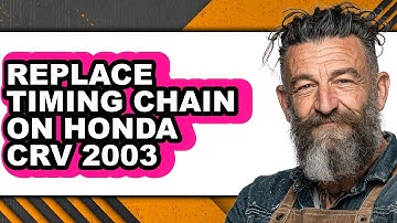 How To Replace Timing Chain On Honda CRV 2003 - Step By Step