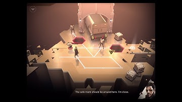 Deus Ex Go Level 2: Restricted Area iOS Full Walkthrough