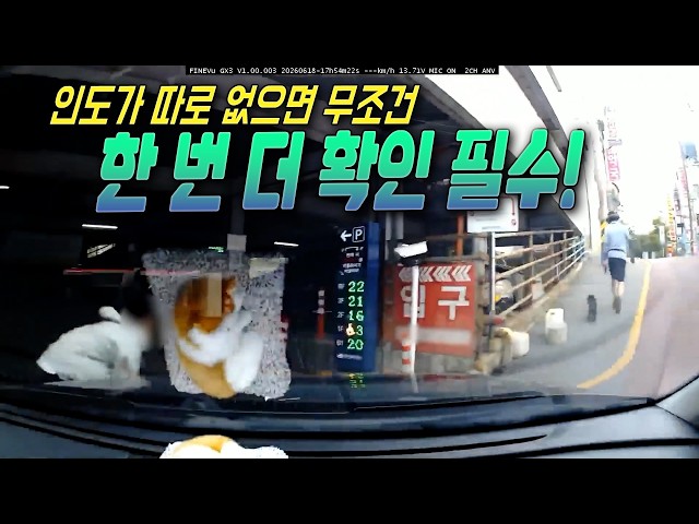 27878회.  주차장 들어가려고 깜빡이 켜고 좌회전하는데 뒤에서 달려온 자전거 사고