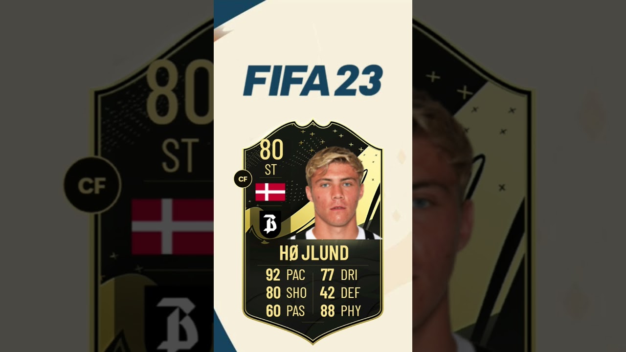 Every fifa card of Rasmus Hojlund🇩🇰🔥 