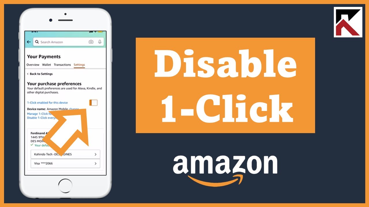 How To Disable 1-Click Amazon