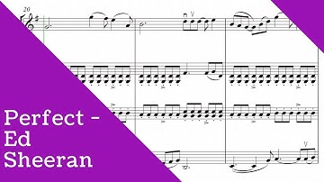 Ed Sheeran - Perfect for string quartet (SHEET MUSIC)