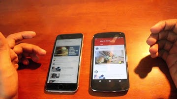 Iphone 6 VS Nexus 4 - Speed Test