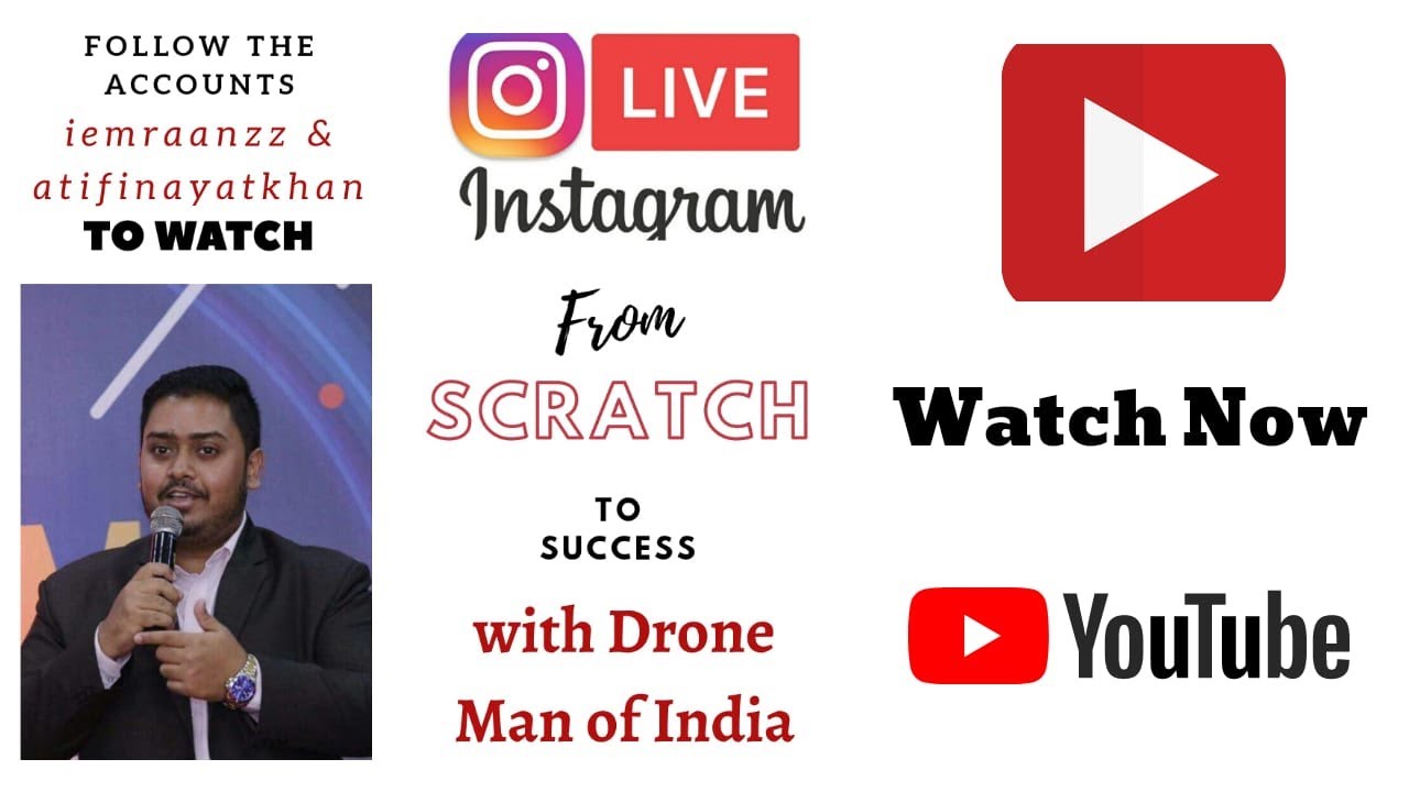 Scratch to Success with Atif Inayat Khan Drone Man YouTube