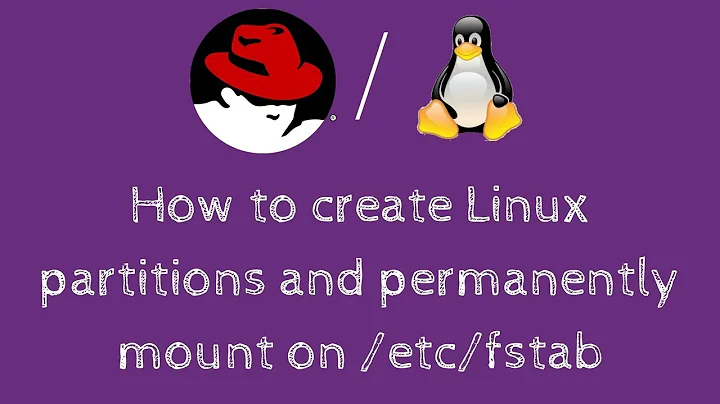 How to create linux partitions with making file system and permanently mount on /etc/fstab - [Hindi]