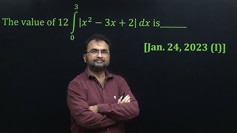 IIT JEE Main PYQ Definite Integration 24 January 2023 shift 1