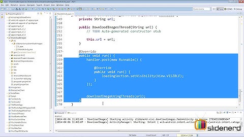 181 Android Handler Example Post Runnable Messages |