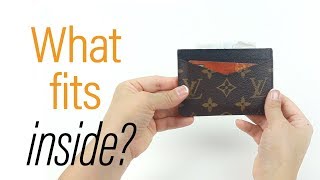 What fits inside Louis Vuitton Neo Card Holder