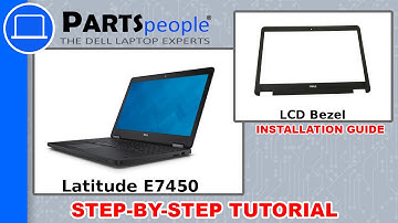 Dell Latitude E7450 LCD Bezel (Non-Touchscreen) Replacement Video Tutorial