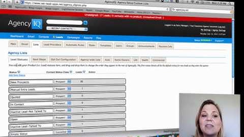 AgencyIQ FAQ-Customize Statuses