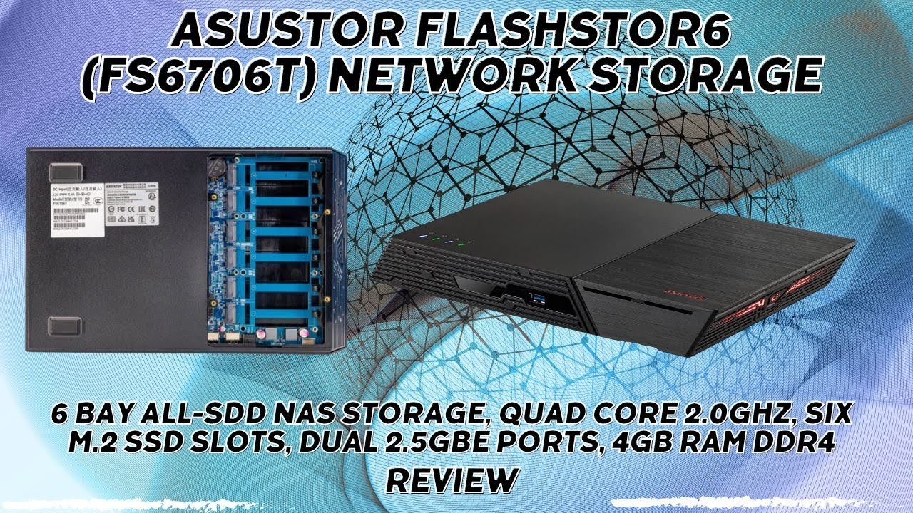 6x M.2 NVMe SSD NAS! The Asustor Flashstor 6 (FS6706T) 