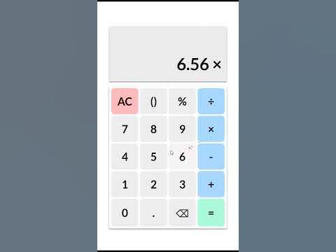 Create Calculator App using HTML, CSS and JavaScript #shorts - YouTube