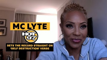MC Lyte Sets The Record Straight On Writing Verse From 