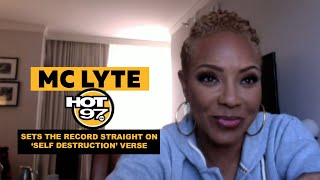 MC Lyte Sets The Record Straight On Writing Verse From 'Self Destruction'