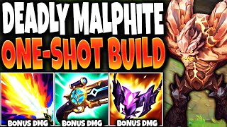 I literally got fed by only focusing the adc with the deadliest Malphite Build Ever!!