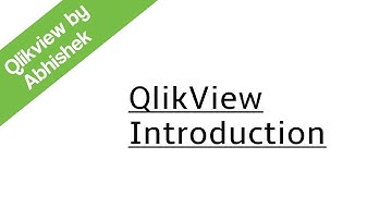 QlikView Introduction