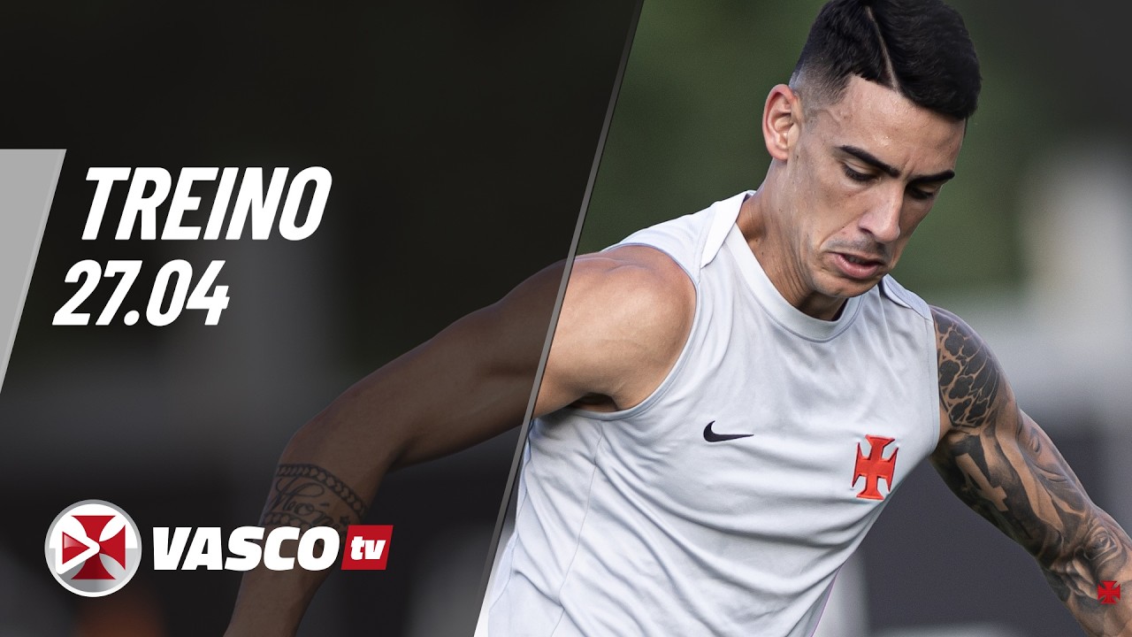 VascoTV divulga imagens exclusivas do treino no CT Moacyr Barbosa desta terça-feira
