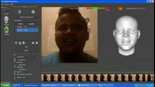 Facial Motion Capture Test With Microsoft Kinect and Faceshift