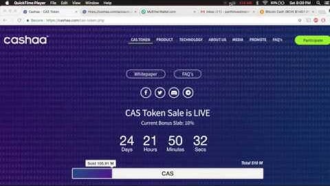 HOW TO BUY HOTTEST ICO CASHAA WITH MYETHERWALLET