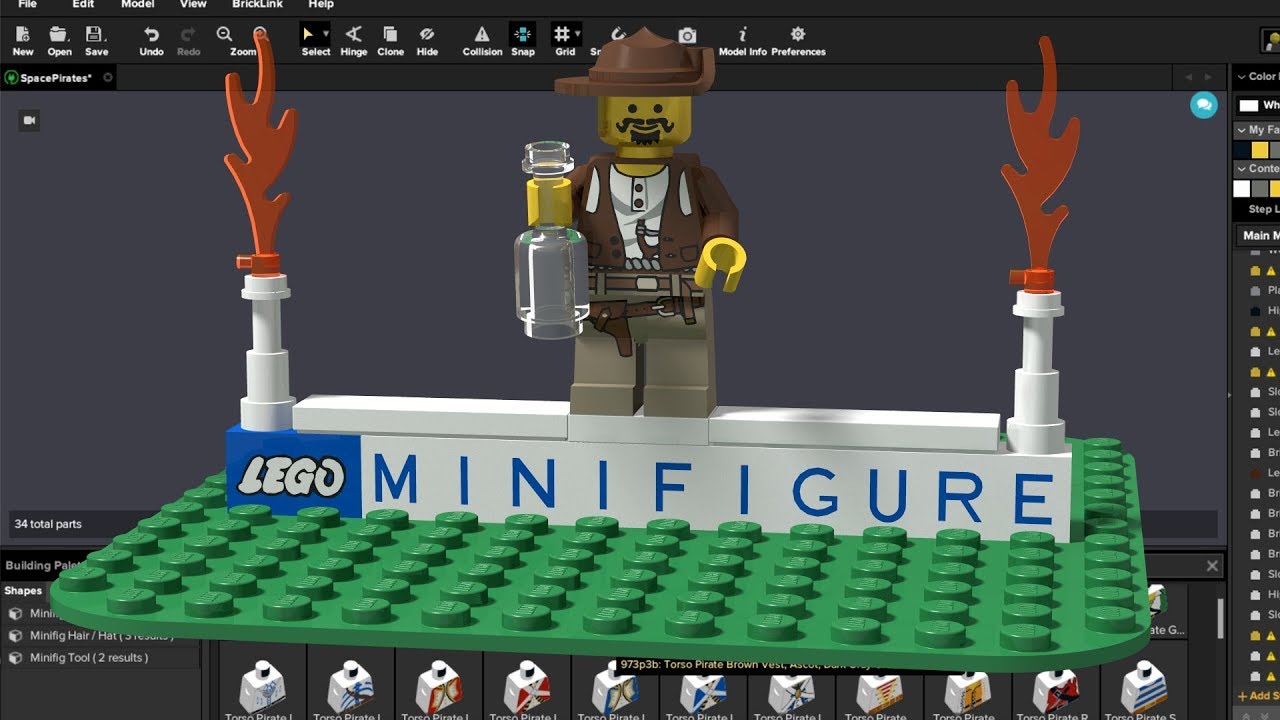 Problems with Minifigures in Studio?