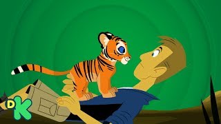 El tigre de bengala | Aventuras con los Kratt | Discovery Kids