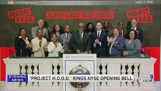 South Side nonprofit Project HOOD rings New York Stock Exchange opening bell