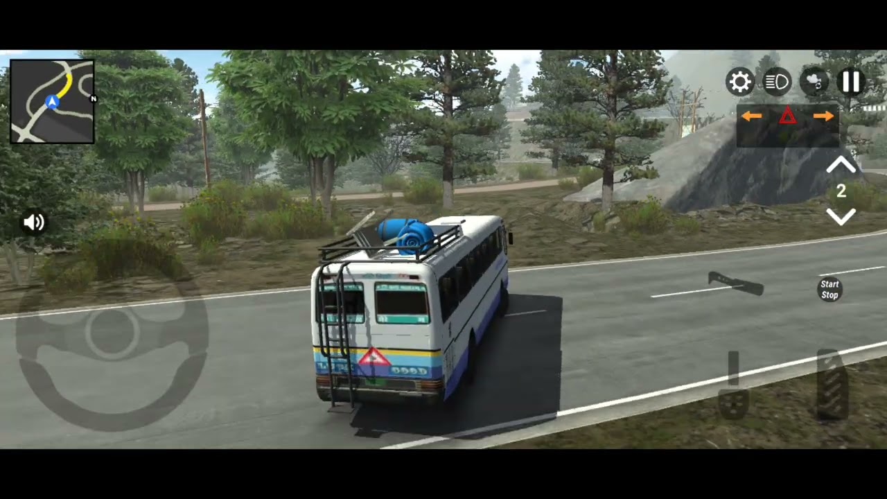 Indian bus simulator - short trips | محاكي الحافلات الهندية