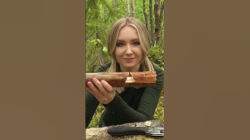 GENIUS campfire pot hanger EASY to make 🔥🪓 #camping #bushcraft #survival #outdoors